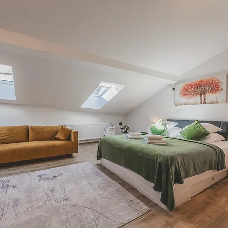 Romanticke V Podkrovi Na Velkem Namesti, Wi-fi Apartament Hradec Králové